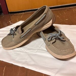 Sperry Women's Taupe Moccasins